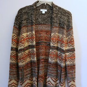 Christopher & Banks Women’s Western Style Long Cardigan Sweater #783